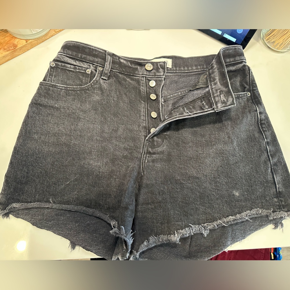 Abercrombie & Fitch Gray Jean Shorts